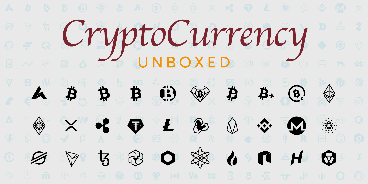 Ejemplo de fuente Cryptocurrency Box